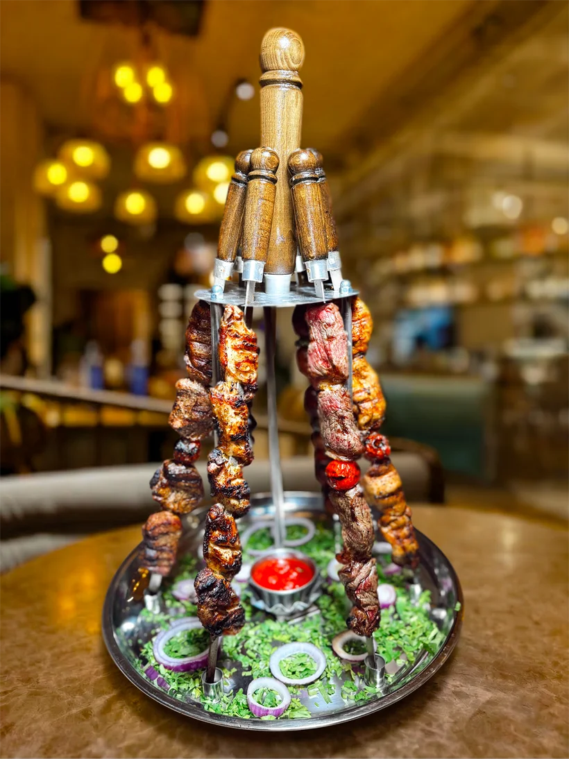 Brochetas de ternera