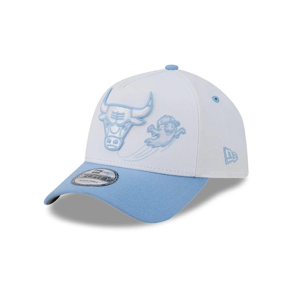 New Era Chicago Bulls NBA Halloween White 9FORTY A-Frame Adjustable Cap