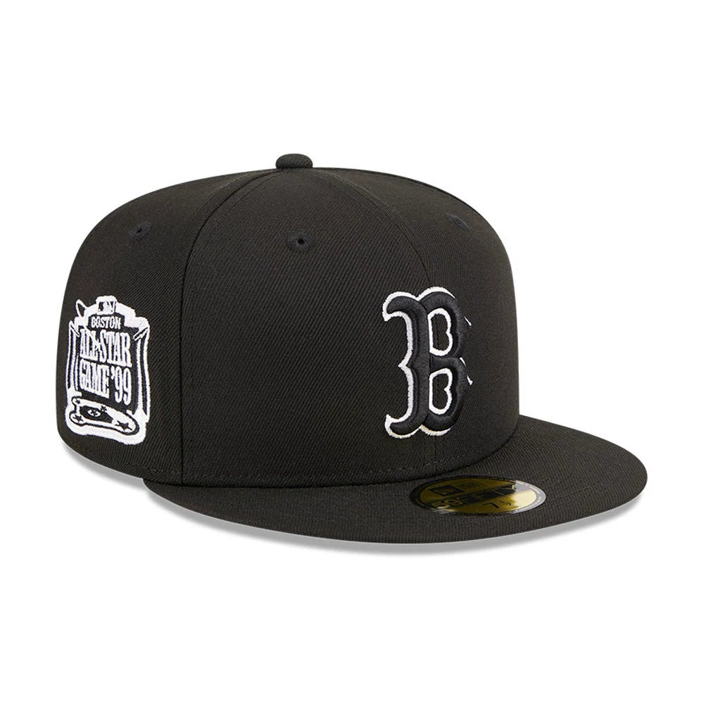 New Era Boston Red Sox MLB Evergreen Black 59FIFTY Fitted Cap
