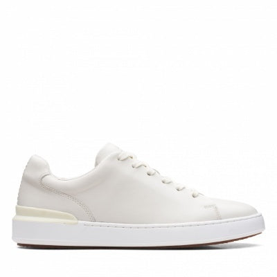 Clarks CourtLite Lace White Leather