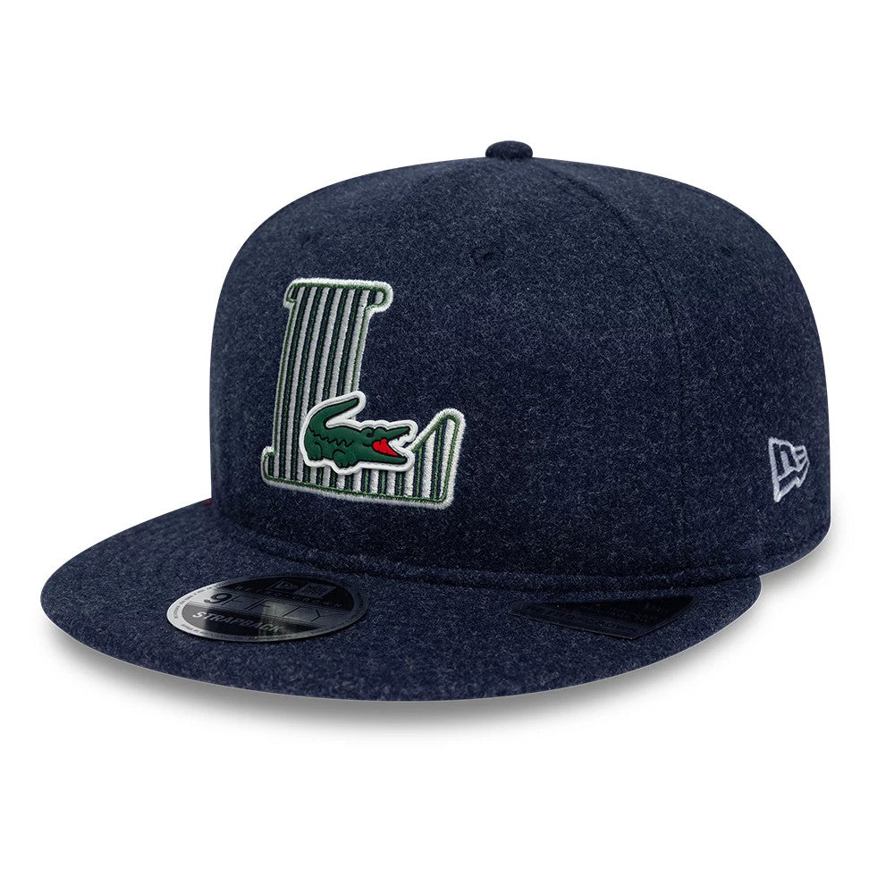 Lacoste X New Era Navy Retro Crown 9FIFTY Adjustable Cap