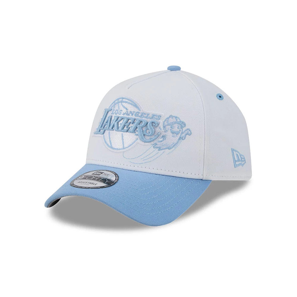 New Era LA Lakers NBA Halloween White 9FORTY A-Frame Adjustable Cap