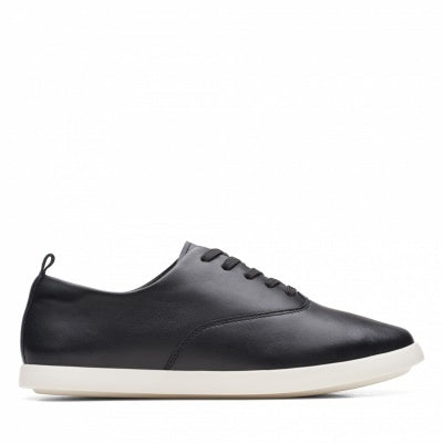 Clarks AceLite Tie Black Leather