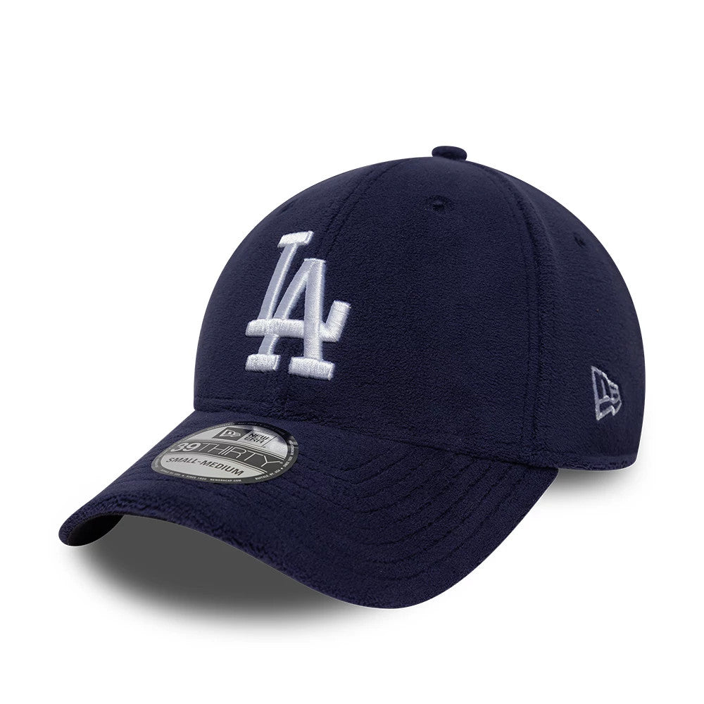 New Era LA Dodgers MLB Fleece Navy 39THIRTY Stretch Fit Cap