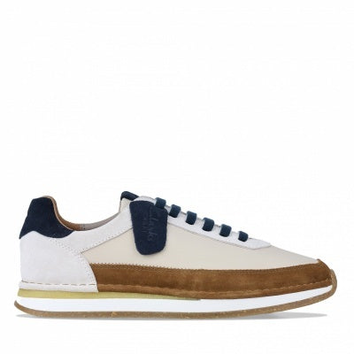 Clarks CraftRun Lace Cognac Combi