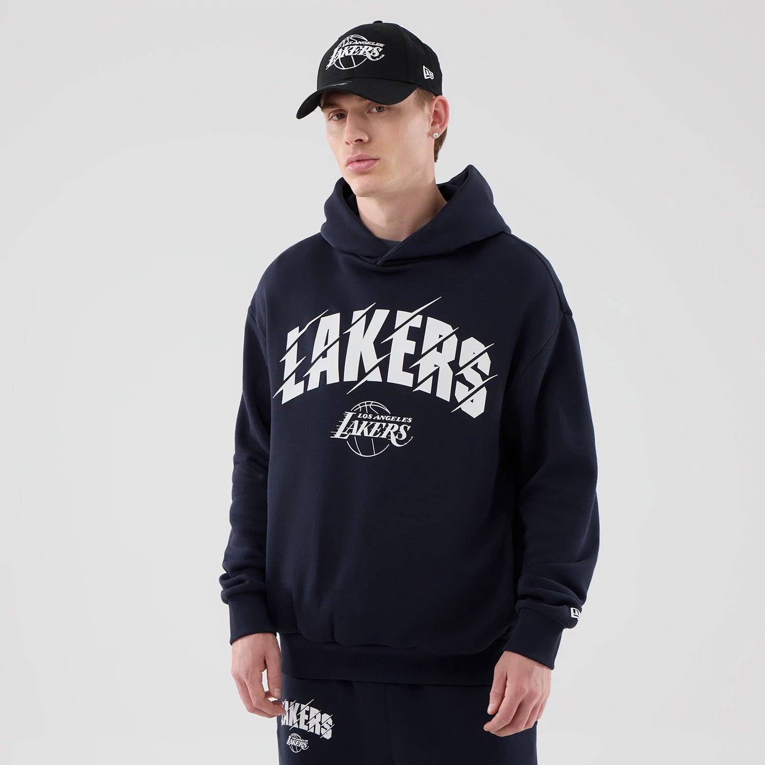 New Era LA Lakers NBA Core Plus Navy Pullover Hoodie