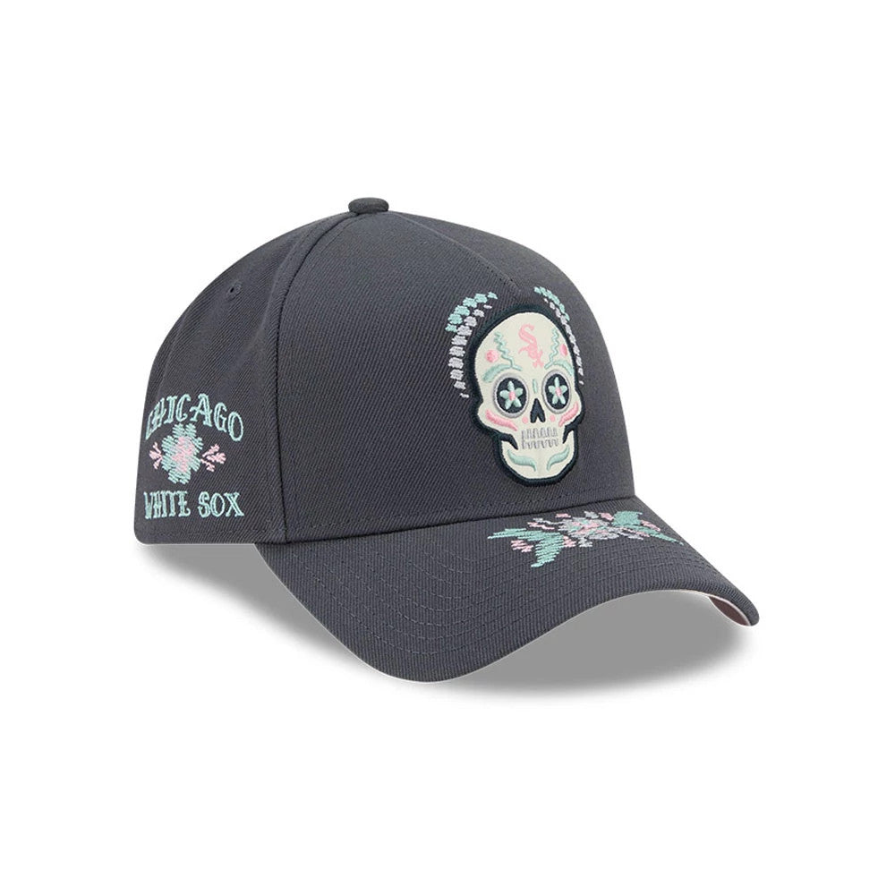 New Era Chicago White Sox MLB Day Of The Dead Grey 9FORTY A-Frame Adjustable Cap