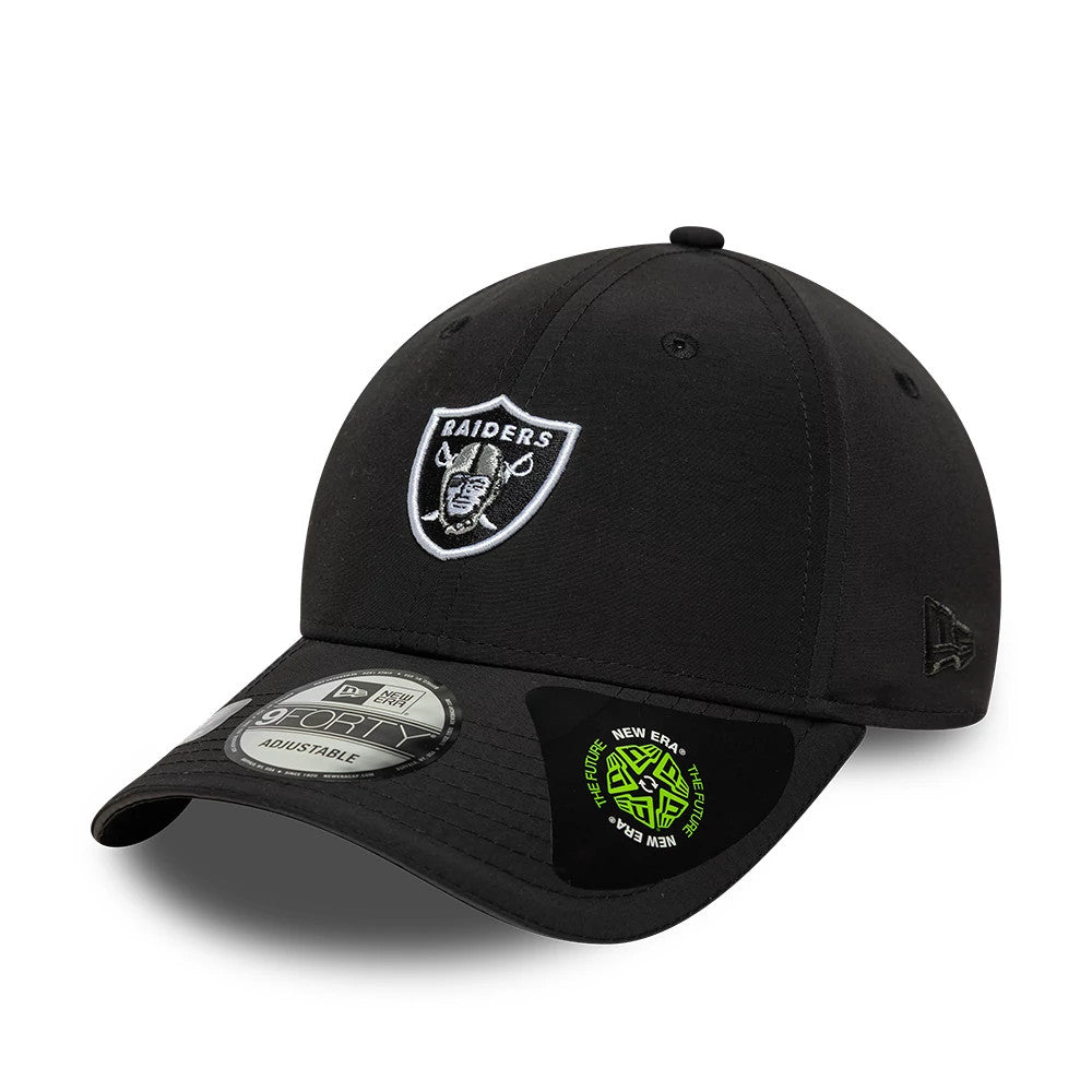 New Era Las Vegas Raiders NFL Recycled Black 9FORTY Adjustable Cap