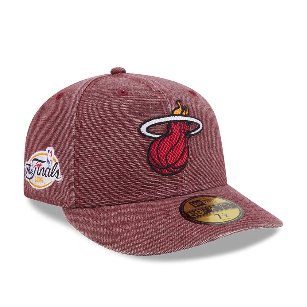 New Era Miami Heat NBA Hardwood Classic Red 59FIFTY Fitted Cap