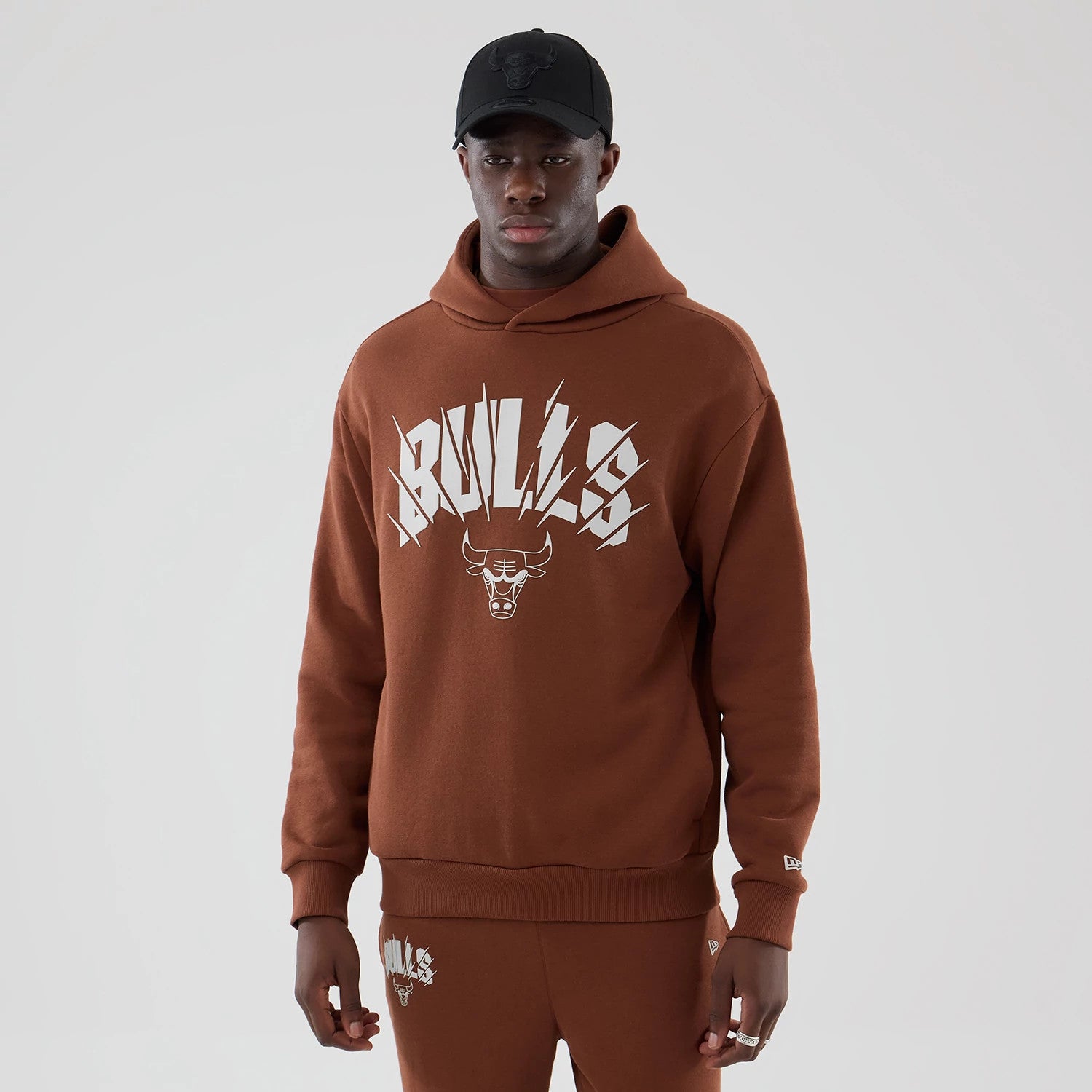 New Era Chicago Bulls NBA Core Plus Brown Pullover Hoodie