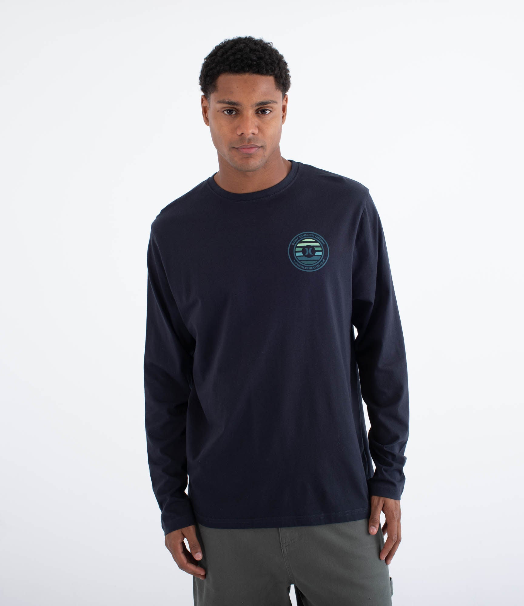 Hurley Printing press louis - Men's long sleeve t-shirt