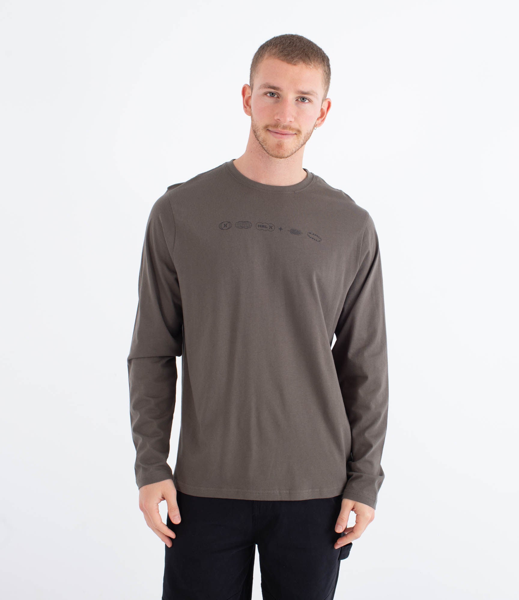 Hurley Printing press matero - Men's long sleeve t-shirt