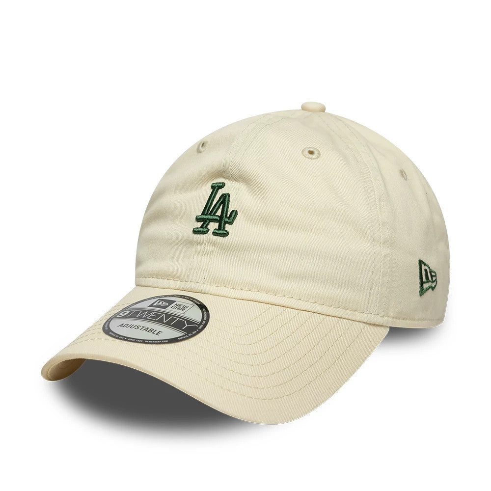 New Era LA Dodgers MLB Mini Logo Cream 9TWENTY Adjustable Cap