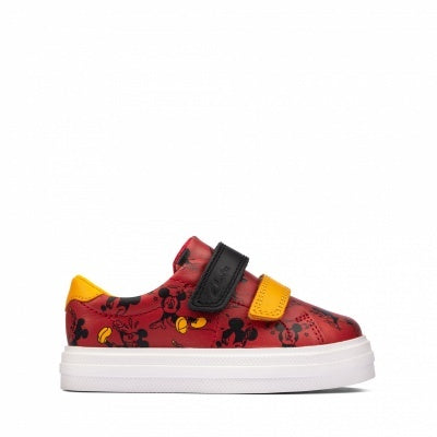Clarks Nova Mouse T Red Combi