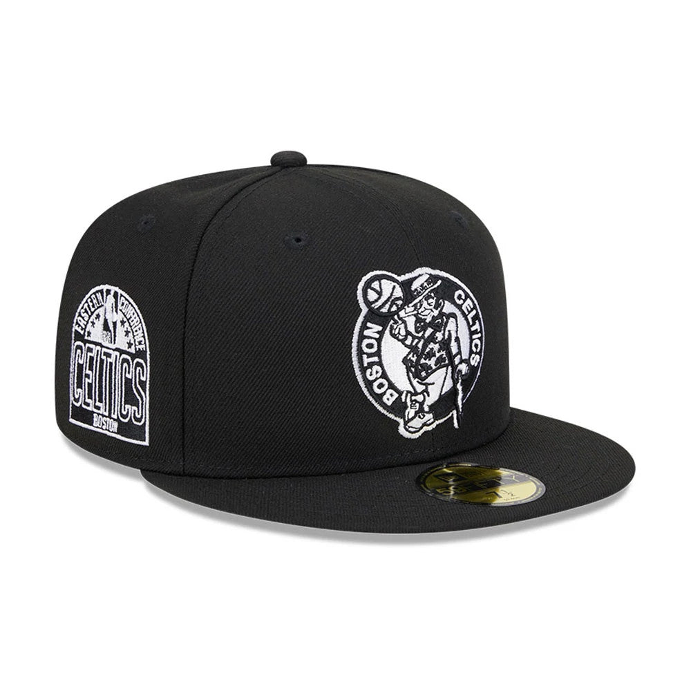 New Era Boston Celtics NBA Evergreen Black 59FIFTY Fitted Cap