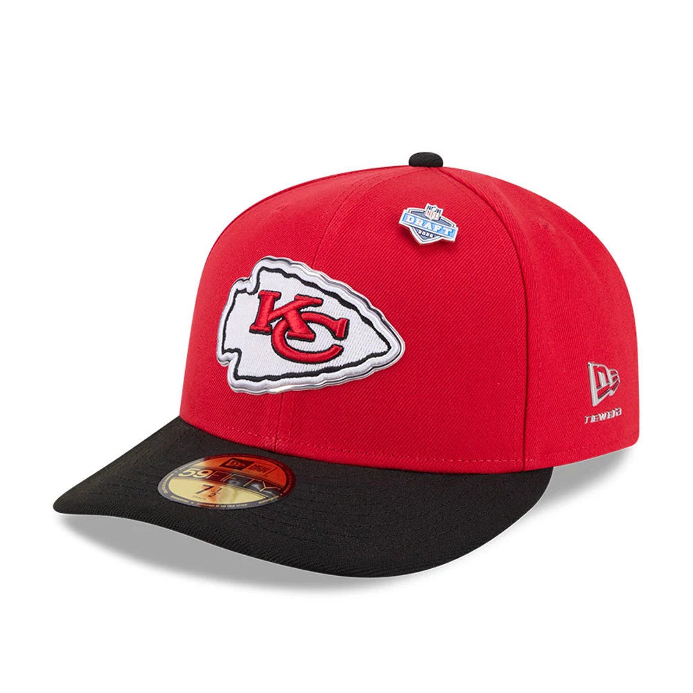New Era Kansas City Chiefs NFL Draft 2026 Red 59FIFTY Fitted Cap