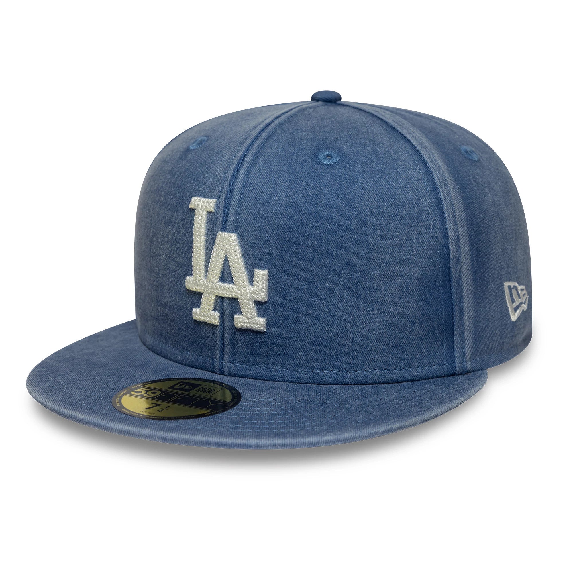New Era LA Dodgers MLB Washed Dark Blue 59FIFTY Fitted Cap