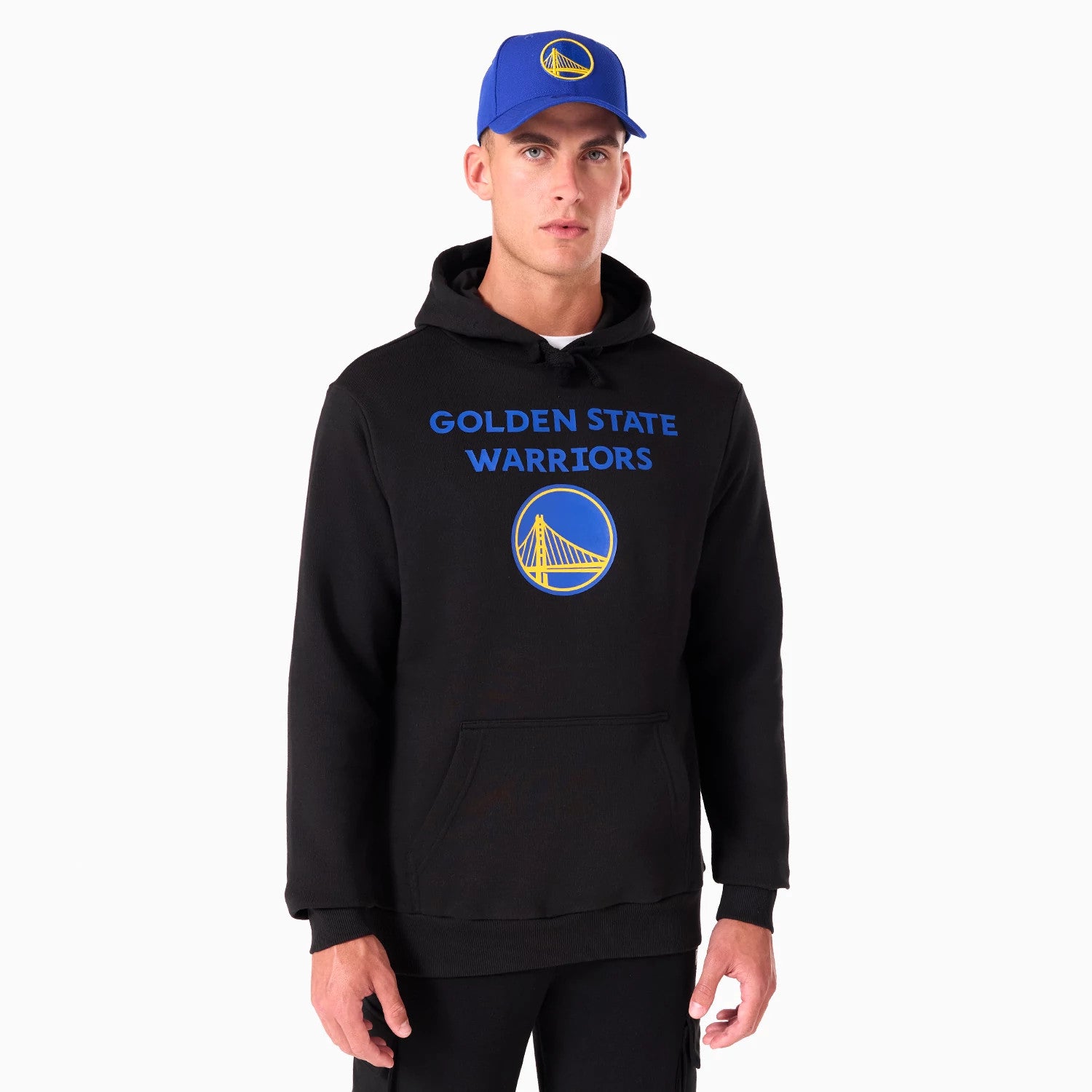 New Era Golden State Warriors NBA Black Pullover Hoodie