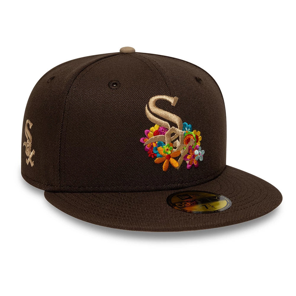 New Era Chicago White Sox MLB Floral Dark Brown 59FIFTY Fitted Cap