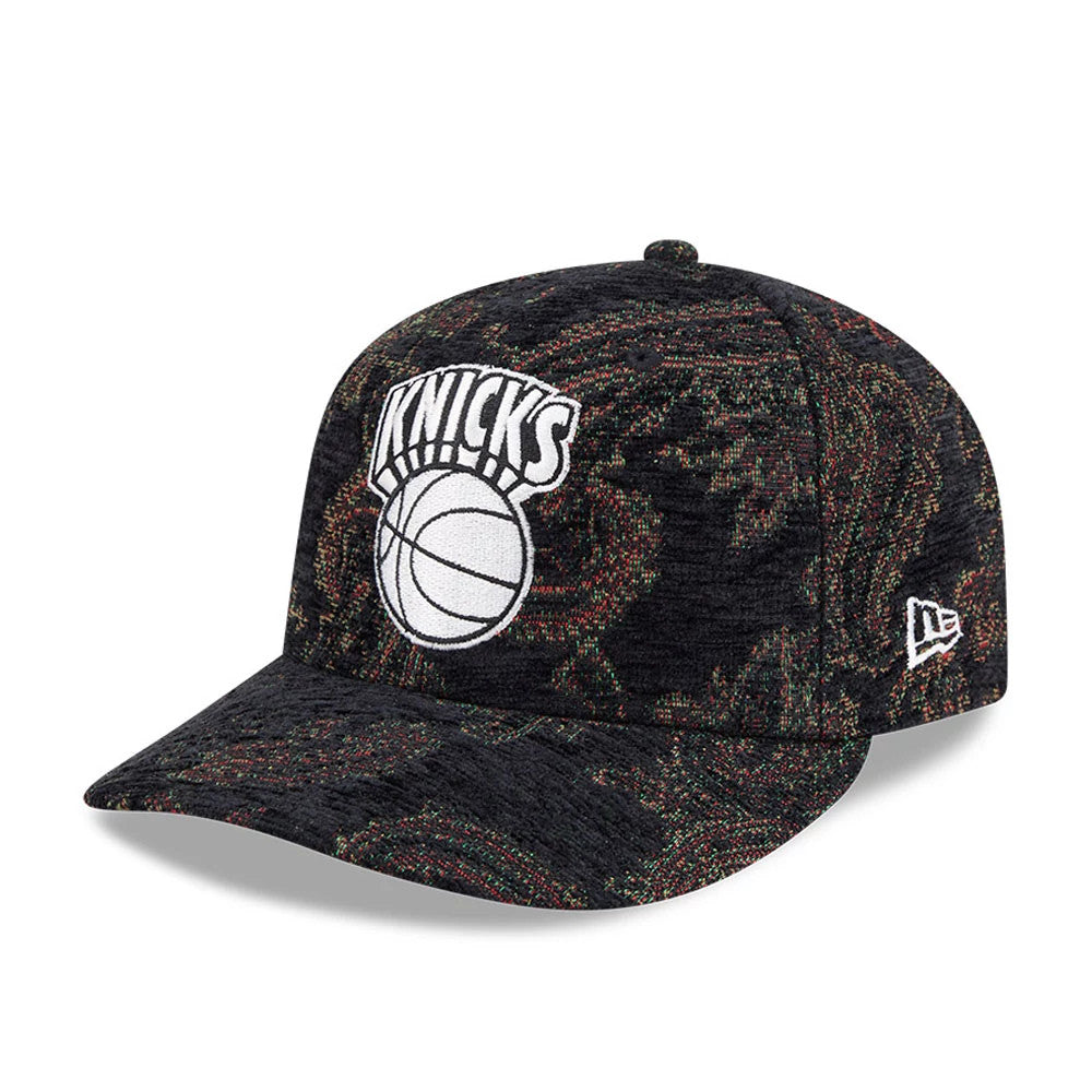New Era New York Knicks NBA Jacquard Chenille Black 59FIFTY Fitted Cap