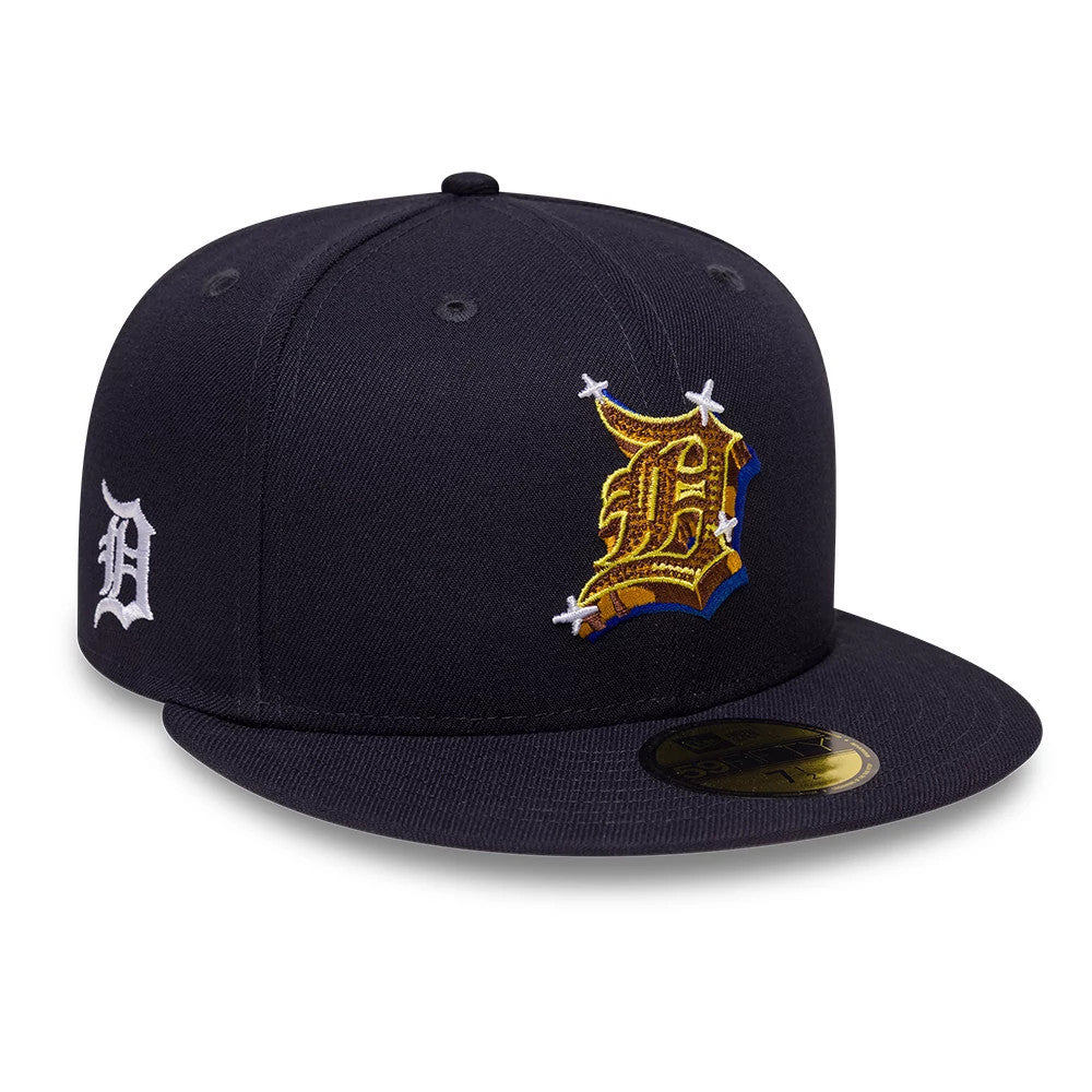 New Era Detroit Tigers MLB Emblem Navy 59FIFTY Fitted Cap