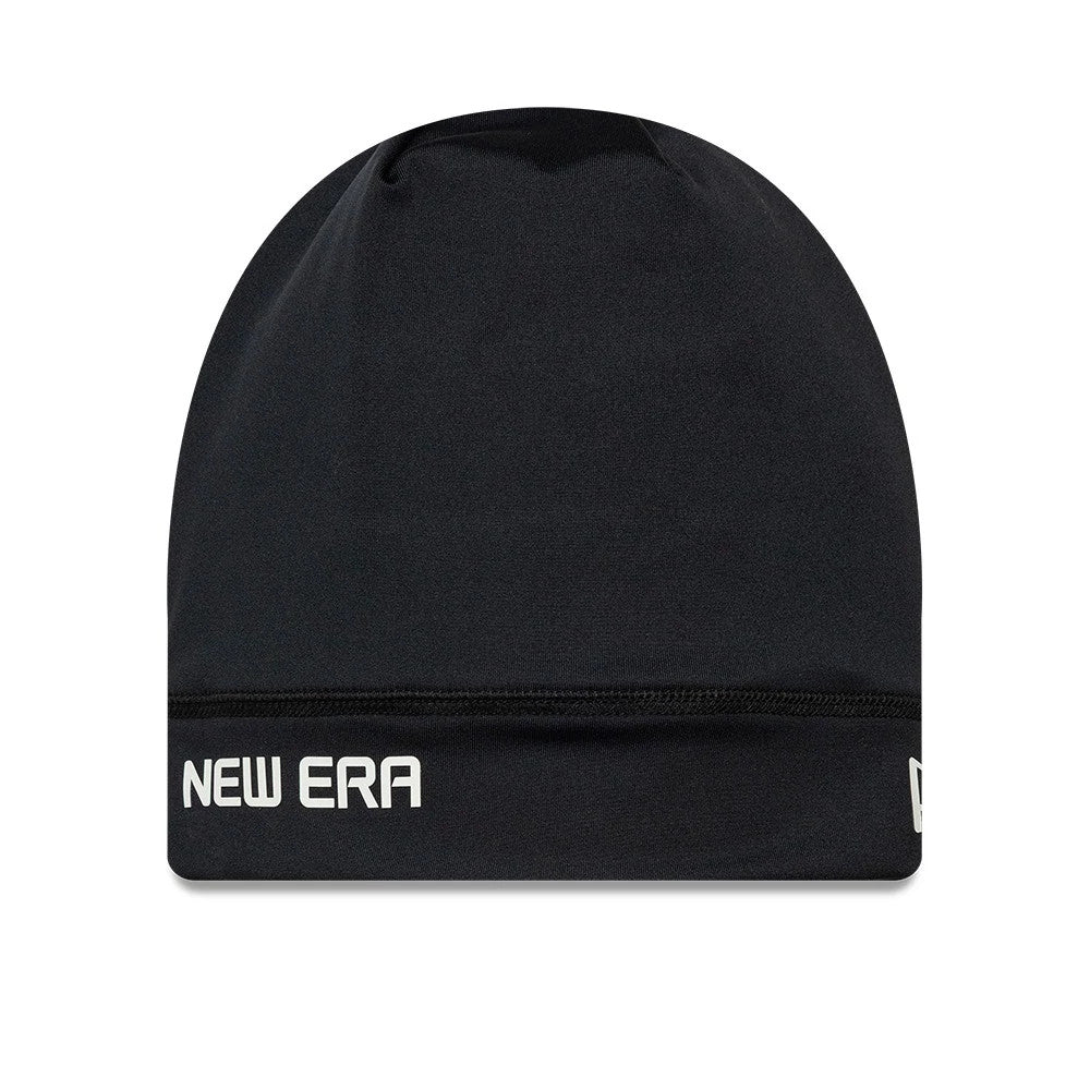 New Era Sport Black Skull Knit Beanie Hat