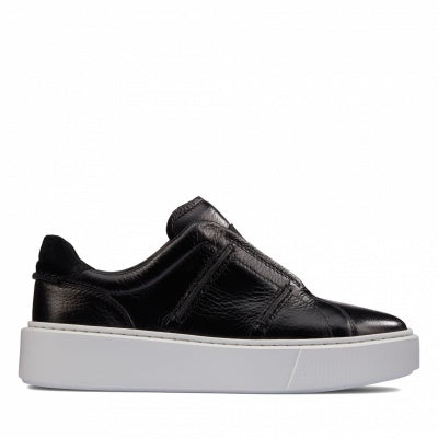 Clarks Hero Lite Slip Black Leather