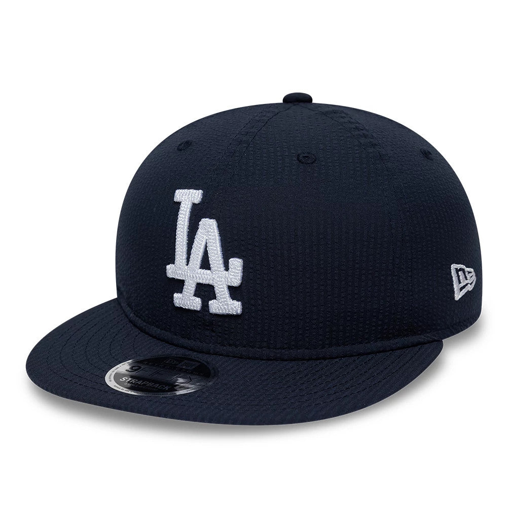 New Era LA Dodgers MLB Seersucker Navy Retro Crown 9FIFTY Adjustable Cap