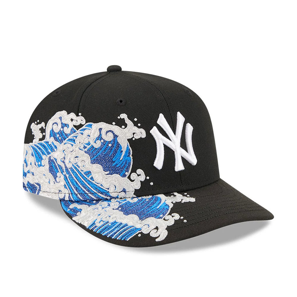 New Era New York Yankees MLB Vissurf Black 9FIFTY Snapback Adjustable Cap