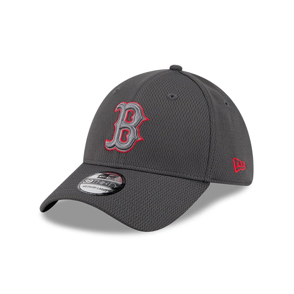 New Era Boston Red Sox MLB Evergreen Dark Grey 39THIRTY Stretch Fit Cap