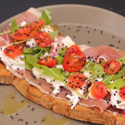 Serrano & Burrata Toast